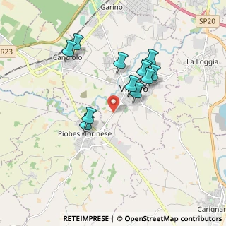 Mappa Via Piobesi 40. Snc, 10048 Vinovo TO, Italia (1.635)
