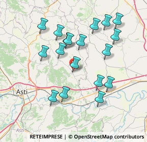 Mappa Corso Industria, 14030 Refrancore AT, Italia (7.43889)