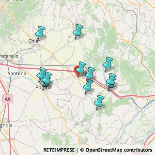Mappa Via Angelo Goria, 14019 Villanova d'Asti AT, Italia (6.92)