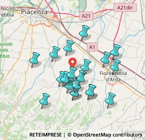 Mappa Via Napoli Montanaro, 29013 Carpaneto piacentino PC, Italia (6.322)