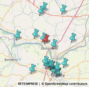 Mappa Via del Lavoro, 45039 Stienta RO, Italia (8.717)