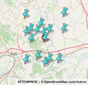 Mappa Piazza IV Novembre, 14030 Refrancore AT, Italia (6.54375)