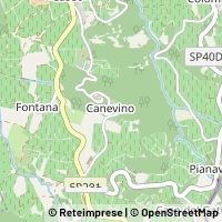 Mapa Canevino