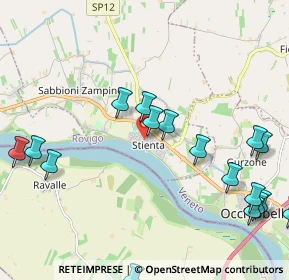 Mappa Via Guglielmo Marconi, 45039 Stienta RO, Italia (2.9675)