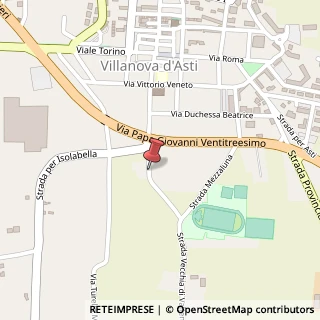 Mappa Strada Vecchia Di Valfenera, 10, 14019 Villanova d'Asti, Asti (Piemonte)