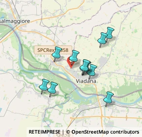 Mappa Via Ugo Pescatori, 46019 Viadana MN, Italia (2.90091)