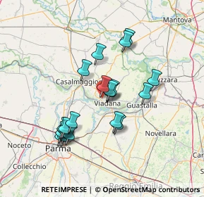 Mappa Via Ugo Pescatori, 46019 Viadana MN, Italia (12.647)