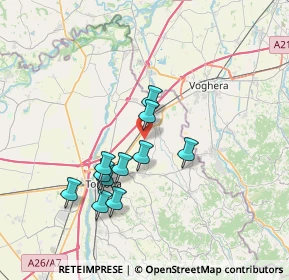 Mappa Strada Rotonda, 15055 Pontecurone AL, Italia (6.39455)