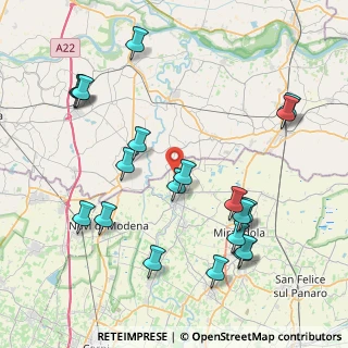 Mappa Via Barighella, 41033 Concordia sulla Secchia MO, Italia (9.33)