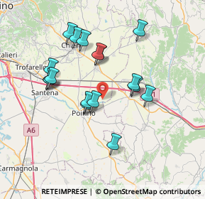 Mappa Frazione Banna, 10046 Poirino TO, Italia (6.82765)