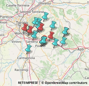 Mappa Frazione Banna, 10046 Poirino TO, Italia (10.1485)