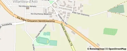Mappa Villanova d'Asti