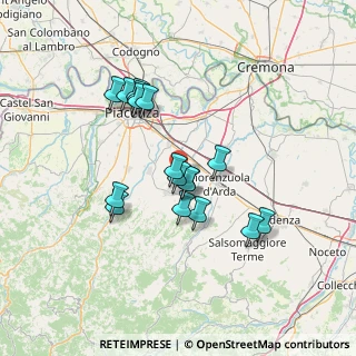 Mappa Via Galiverta, 29013 Carpaneto Piacentino PC, Italia (12.11118)