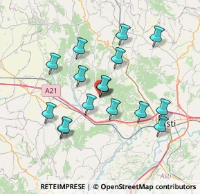 Mappa Via XX Settembre, 14013 Monale AT, Italia (6.73875)