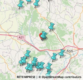 Mappa Via XX Settembre, 14013 Monale AT, Italia (10.6975)