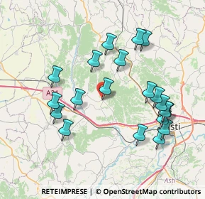 Mappa Via XX Settembre, 14013 Monale AT, Italia (7.82)