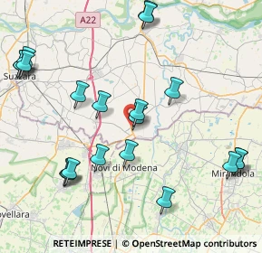 Mappa Via Moneta, 46024 Moglia MN, Italia (9.725)