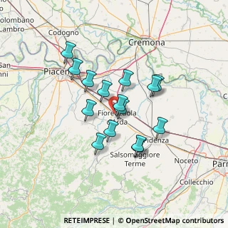 Mappa Via Molise, 29017 Fiorenzuola d'Arda PC, Italia (11.066)