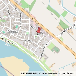Mappa Via europa 2, 45030 Stienta, Rovigo (Veneto)