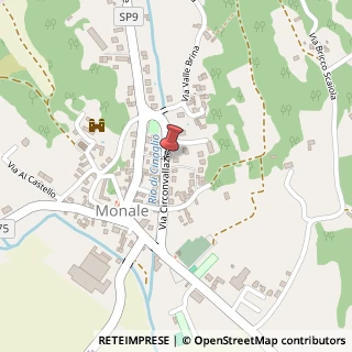 Mappa Via Circonvallazione,  3, 14013 Monale, Asti (Piemonte)