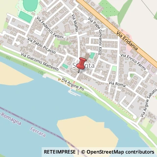 Mappa Piazza Giuseppe di Vittorio, 17, 45039 Stienta, Rovigo (Veneto)
