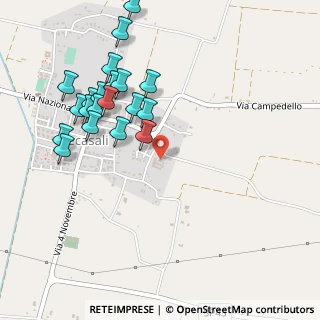 Mappa Via XXV Aprile, 43010 Trecasali PR, Italia (0.5395)