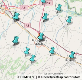 Mappa Via F. Fulgosio, 29017 Fiorenzuola d'Arda PC, Italia (9.3505)