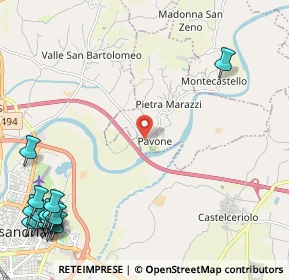 Mappa Strada Grilla, 15040 Pietra Marazzi AL, Italia (3.66375)