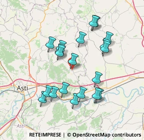 Mappa Strada Marleri, 14030 Refrancore AT, Italia (6.9885)