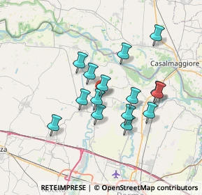 Mappa Via Giuseppe Garibaldi, 43010 Trecasali PR, Italia (5.90333)