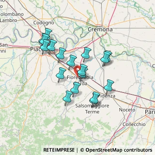 Mappa Via Friuli, 29017 Fiorenzuola d'Arda PC, Italia (12.55778)