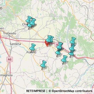 Mappa Strada Vecchia di Poirino, 14019 Villanova d'Asti AT, Italia (7.02533)