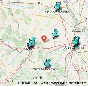 Mappa Via Regina Margherita, 14030 Refrancore AT, Italia (16.9435)