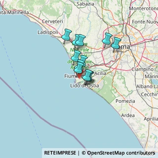 Mappa Via Luigi Reverberi, 00054 Fiumicino RM, Italia (9.00833)