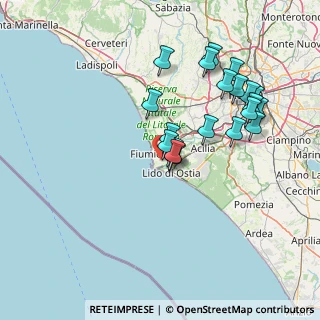 Mappa Via Luigi Reverberi, 00054 Fiumicino RM, Italia (15.1045)