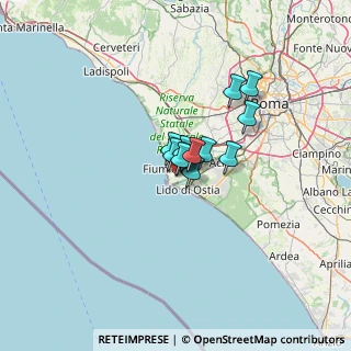 Mappa Via Luigi Reverberi, 00054 Fiumicino RM, Italia (6.40769)