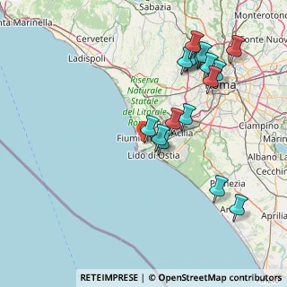 Mappa Via Luigi Reverberi, 00054 Fiumicino RM, Italia (17.75438)