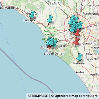 Mappa Via Luigi Reverberi, 00054 Fiumicino RM, Italia (16.215)