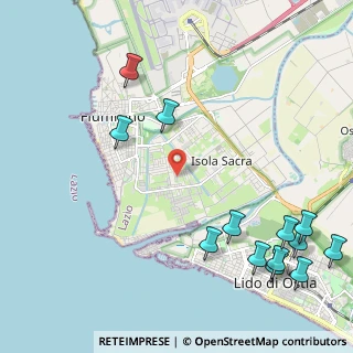 Mappa Via Luigi Reverberi, 00054 Fiumicino RM, Italia (3.09154)