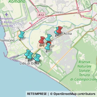 Mappa Via Achille Adriani, 00124 Roma RM, Italia (3.25455)