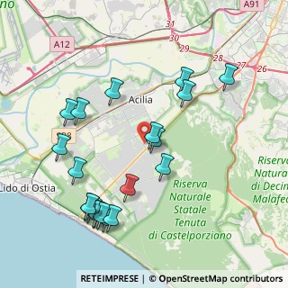 Mappa Via Pindaro, 00125 Roma RM, Italia (4.7205)