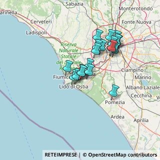 Mappa Via Antonio Vignato, 00124 Roma RM, Italia (12.5495)