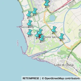 Mappa Via E. di Pillo, 00054 Fiumicino RM, Italia (1.98727)