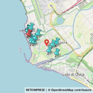Mappa Via E. di Pillo, 00054 Fiumicino RM, Italia (1.62188)