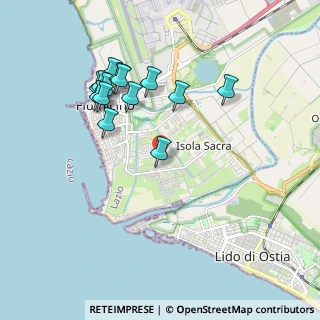Mappa Via E. di Pillo, 00054 Fiumicino RM, Italia (1.995)
