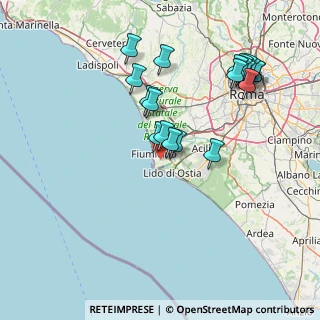 Mappa Via E. di Pillo, 00054 Fiumicino RM, Italia (17.0645)