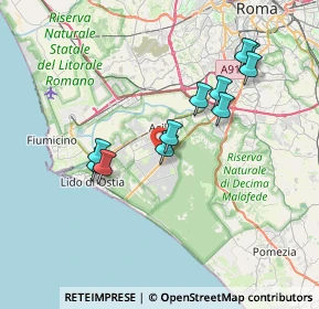 Mappa Via Fileta di Coo, 00124 Roma RM, Italia (7.04182)