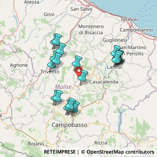Mappa Contrada Fondicelli, 86030 Castelbottaccio CB, Italia (15.3955)