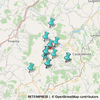 Mappa Contrada Fondicelli, 86030 Castelbottaccio CB, Italia (5.24846)