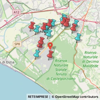 Mappa Via Antonio Lotti, 00124 Roma RM, Italia (3.8675)